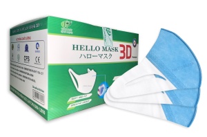 Khẩu Trang 3D  Hello Mask - Japan ( Hộp 50 cái )